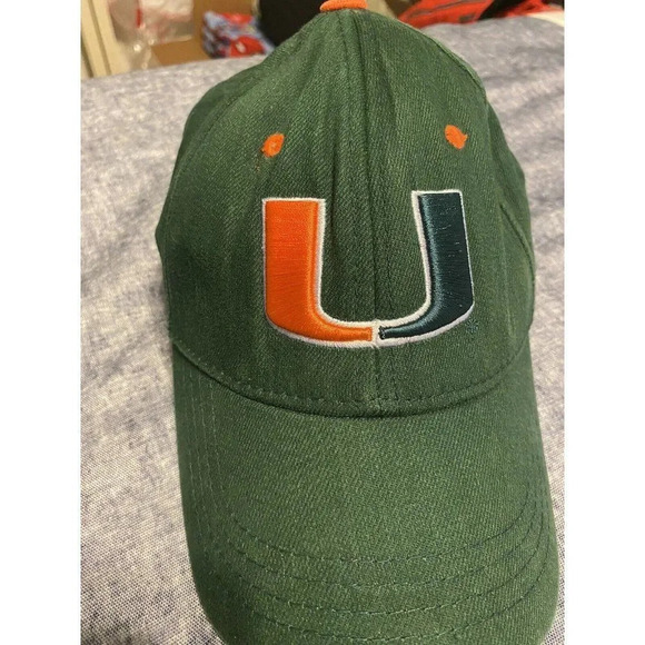 UM HURRICANES - UNIVERSITY OF MIAMI HURRICANES - YOUTH ONE SIZE FITS MOST HAT - Picture 2 of 7